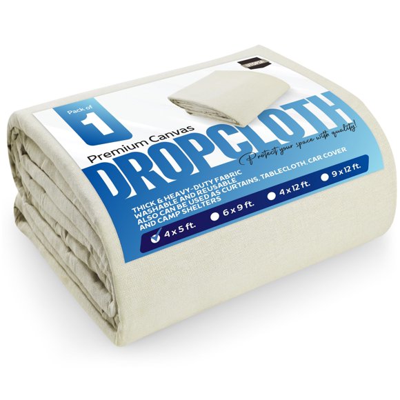 Lona Protectora Utopia Home 122x152 cm de Lona Lavable y Reutilizable