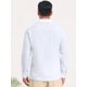 thumbnail image 3 of INSPIRE CHIC Camisa de Hombre de Seersucker a Rayas de Manga Larga con Botones y Textura S Blanca, 3 of 5