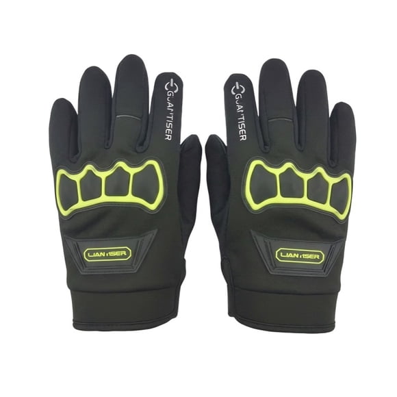 Guante Para Moto Lanyier Antideslizante Verde