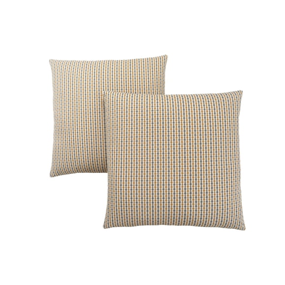 Pillows Monarch Specialties I 9235, 45 x 45 cm, juego de 2 unidades, color gris dorado