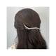 thumbnail image 2 of Pinza Metálica Grande Para Cabello Curveada Plateada, 2 of 2
