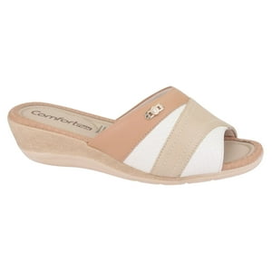 Sandalia Comfortflex Mujer 2296401 Beige Casual