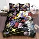 thumbnail image 1 of Undertale Characters Jumping Into The Battle Artwork Quilt Duvet Cover Set 3-Piece Bedding Set, 1 of 5