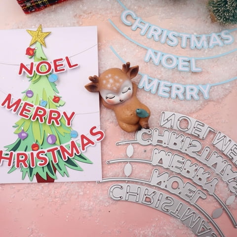 Troquelados Para Hacer Tarjetas Feemkota Merry Christmas Noel Words