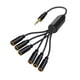 thumbnail image 5 of Cable De Extensión Divisor De Auriculares Sin Interferencias Para Auriculares De Teléfono Portátil De 1 A 6, 5 of 5