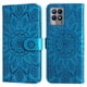 thumbnail image 5 of Funda tipo cartera FOXDOCK para Realme 8i , diseño girasol en relieve, cuero PU, cierre magnético, soporte y tarjetero, 5 of 5