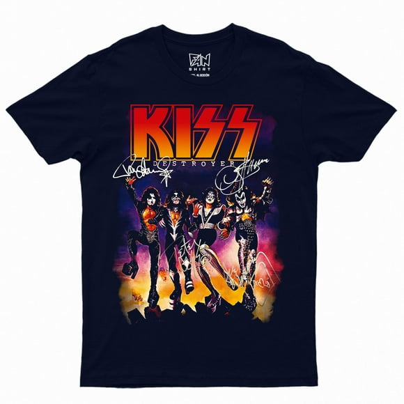 Polera estampada de niño/niña Kiss Destroyer T-08