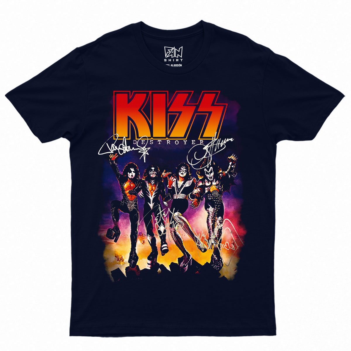 Bagùstore - Polera Estampada De Niño/Niña Kiss Destroyer T-10