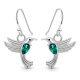 thumbnail image 1 of Aros Colibrí Plata 925 Con Circones Regalo Mujer Con Caja, 1 of 3