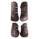 thumbnail image 1 of 4 Uds Botas De Caballos Protección De Piernas Para Entrenamiento De Salto Accesorios Ecuestres Marrón L, 1 of 5