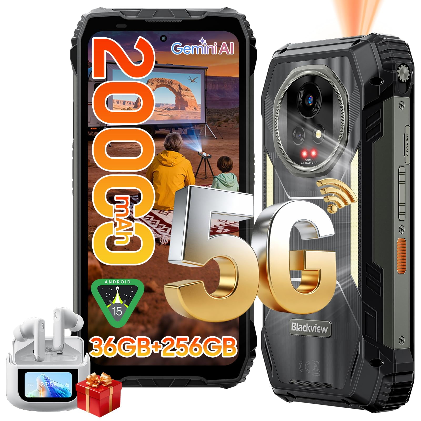 Smartphone Blackview Xplore 2 Gemini Ai 5G 6.73" Amoled