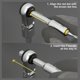 thumbnail image 3 of Llave 711L Mini Trinquete de 1/4" con Mango en T y Cabeza Flexible para EDC, 3 of 9