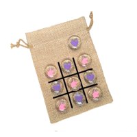 Genérico - Set Tic Tac Toe Con Temática De Unicornio Y Corazón Para Fiesta De Cumpleaños