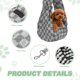thumbnail image 3 of Uxcell Transportador de Mascotas en Bandolera para Perros y Gatos Pequeños de hasta 16.5 Libras, Textura Transpirable con Bolsillo, 3 of 6