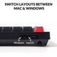 thumbnail image 5 of Teclado Keychron V1 Mecánico Cableado 75% con Switch Rojo, 5 of 8