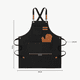 thumbnail image 4 of Pechera Delantal Cocina Barbacoa Parrilla Premium Peluquero Negro Batman, 4 of 5