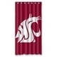 thumbnail image 1 of Cortina de ducha de los Washington State Cougars, juego de cortina de baño con ganchos, tamaño 36 x 72 pulgadas, 1 of 3