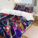 thumbnail image 3 of Miles Morales Across the Spider Verse Tin Sign 3 Piece Sets Full/Queen Size - Reversible Microfiber Quilts with 2 Shams Soft Lightweight Bedspread Coverlet Comforter for All Season Bed Sheets, 3 of 5