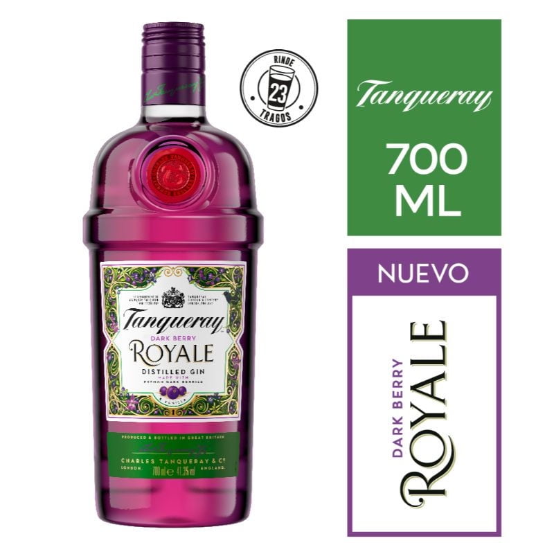 Tanqueray - Gin Royale Dark Berry 41.3° Botella