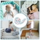 thumbnail image 2 of Almohada de cama trenzada de cuatro hebras con nudo largo tejido, bola kont, tira anticolisión para niños, 2 of 5