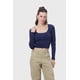 thumbnail image 2 of Polera Mujer Escote Cuadrado Azul - lll, 2 of 4