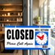thumbnail image 3 of Closed Sign for Business, Double-Sided with Clock, Will Return, 3 of 3