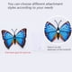 thumbnail image 5 of Decoración de pared de mariposas, 24 unidades, pegatinas 3D de mariposas para decoración de fiestas con imanes (coloridas, 24), 5 of 6