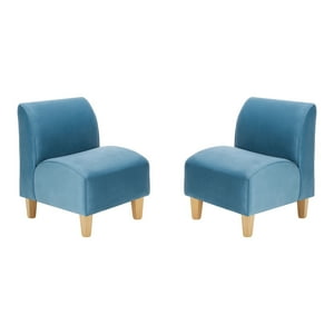 Bodevir - Set Poltrona Soft 1C Felpa 05 Azul Petroleo