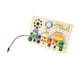 thumbnail image 1 of Tablero De Madera Montessori Para Niños, Juguete Sensorial Para Regalo Del Día, Cabeza De Coche Verde, 1 of 3