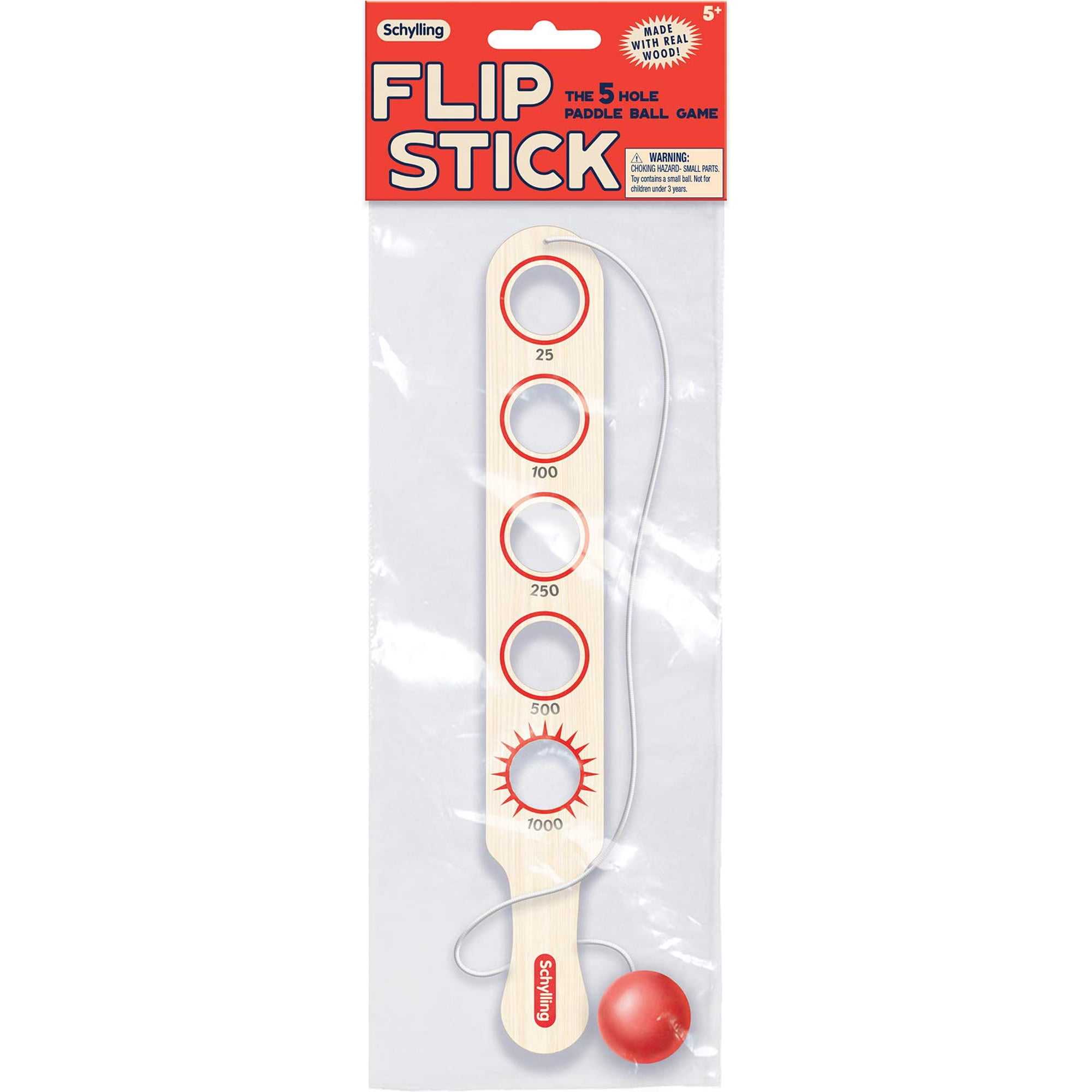 Juego De Pelota Con Paleta De Madera Schylling 36 Cm