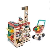 Genérico - Juego De Supermercado Con Carrito Y 48 Piezas