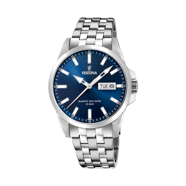 Reloj F20357/3 Festina Azul Hombre Acero Clásico Lider