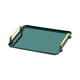thumbnail image 4 of Bandeja Para Servir Rectangular, Moderno, Almacenamiento De Cosméticos Para Escritorio, Mesa De Centro, Hotel, M, Verde, 4 of 5
