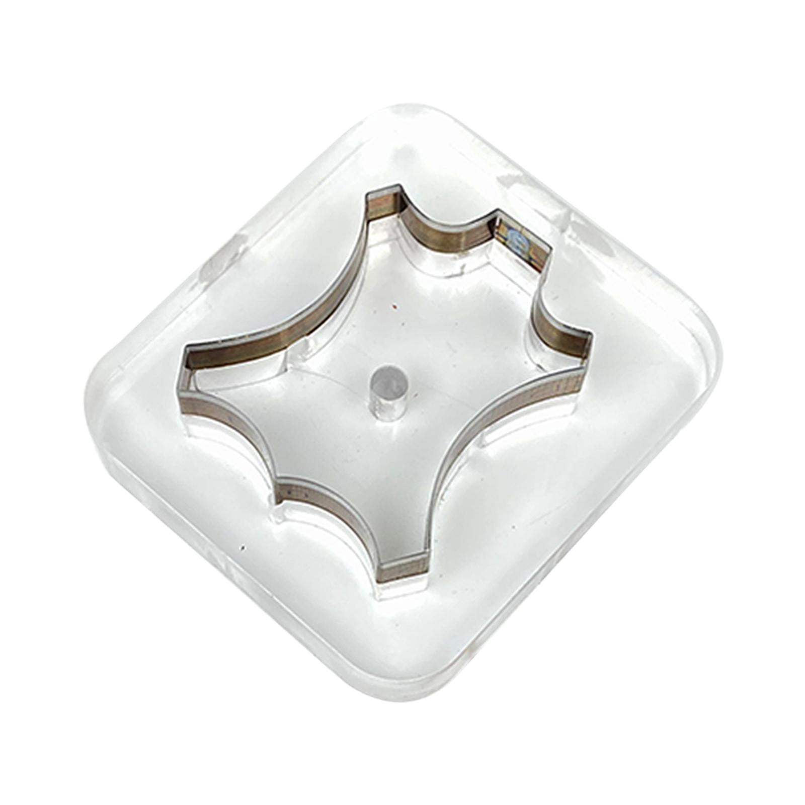 Bothyi - Troquel De Corte De Cuero, Troquelador De Cuero, Patrón De Cuero, Plantilla De Etiquetas De Cuero, 6,3 Cm X 7,2 Cm