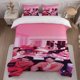 thumbnail image 1 of NCTU Pink Color Group Photo Themed Bedding Set Duvet Cover and Pillowcase Set, 1 of 1
