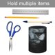 thumbnail image 5 of Película de Terror Michael Myers-theme Cylinder Pen Holder Pencil Organizer with Flannel Lining PVC Leather Material Cardboard Base for study work 10*8CM, 5 of 6