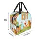 thumbnail image 4 of Kiff Bolsa Térmica Portátil con Forro de Aluminio Grueso, Bolsa Térmica Impermeable y Hermética para Trabajo, Escuela y Picnic, Nevera Portátil para Entrega de Comida para Adultos y Niños 22*20*13cm, 4 of 6