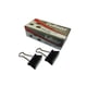 thumbnail image 1 of Clip Doble Negro 32 Mm Metalico Fultons, 1 of 2