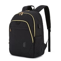 Bagsmart Mochila Bonchemin Para Notebook 15,6″ Acolchada Usb Negro