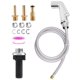 thumbnail image 1 of Pulverizador lateral para fregadero de cocina Blissvent Chrome con conector Moen, 1 of 6