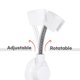 thumbnail image 2 of Soporte para cabezal de ducha Bath Beyond con montaje adhesivo flexible, 2 of 7
