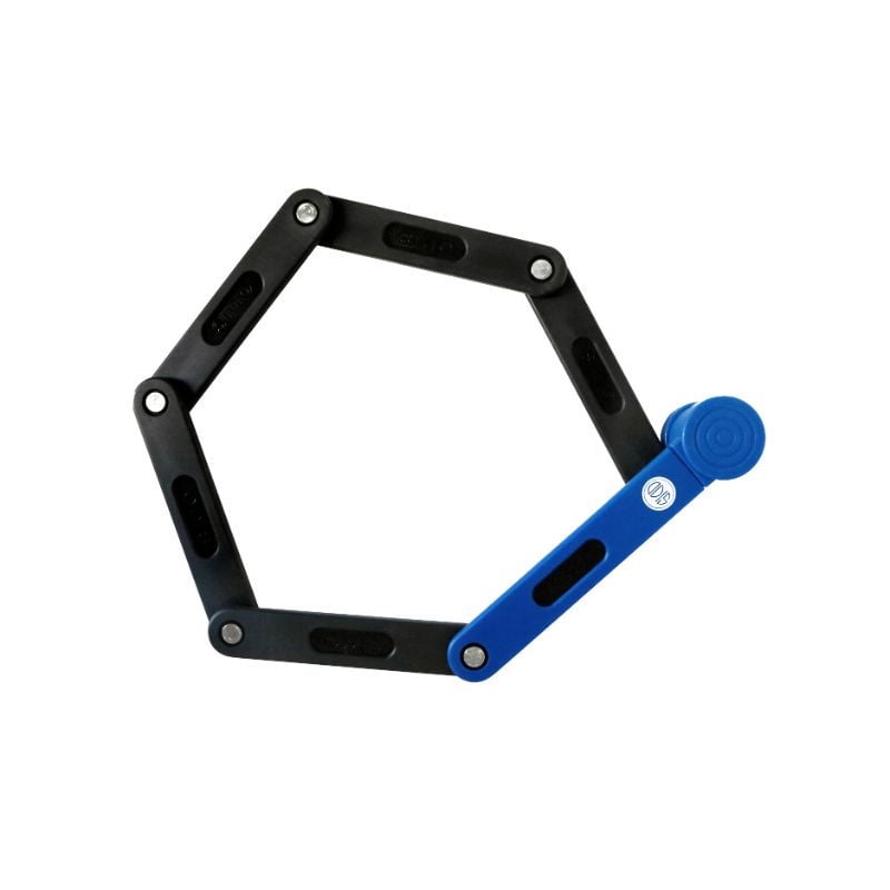 Odis - Candado Plegable K1200P Llave Mapa Azul/Negro Bt