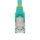 thumbnail image 4 of Cable Ethernet StarTech.com 15 cm Cat6a S/FTP color Aqua, 4 of 5