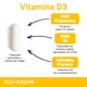 thumbnail image 2 of Vitamina D3 800UI - Pack de 3x120 Caps vegetales | NutraCore, 2 of 3