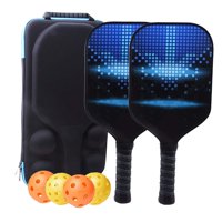 Ioensy - Premium Pickleball Paddles Juego De 2 Raquetas Pickleball Con Bolsa Con 4 Bolas Estilo C