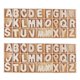 thumbnail image 3 of 2set / 156Pieces Craft Letras De Madera, Alfabeto De Madera Natural - Con Bandeja De Almacenamiento, 3 of 6