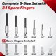 thumbnail image 2 of Extractor de roscas dyseer 3/16–1/2 pulg. juego de 24 piezas, 2 of 7