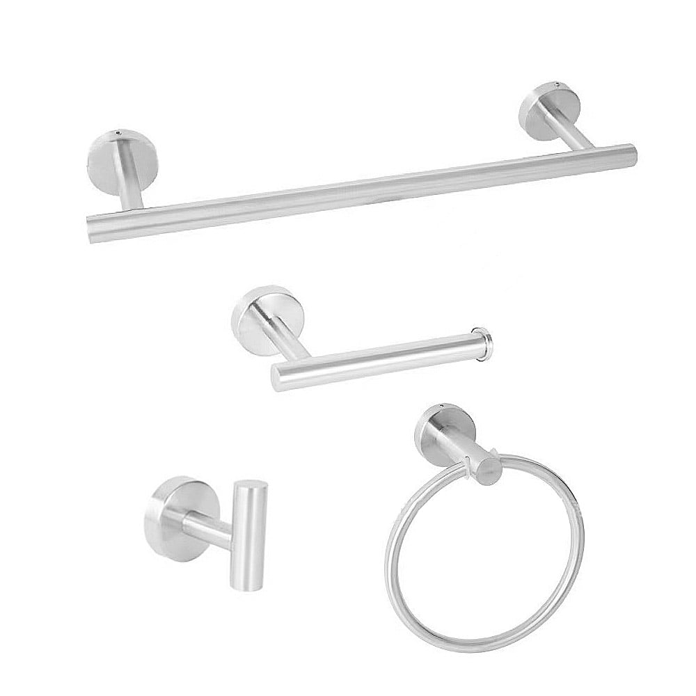 Toallero de baño de acero inoxidable con gancho para barra de toalla ...