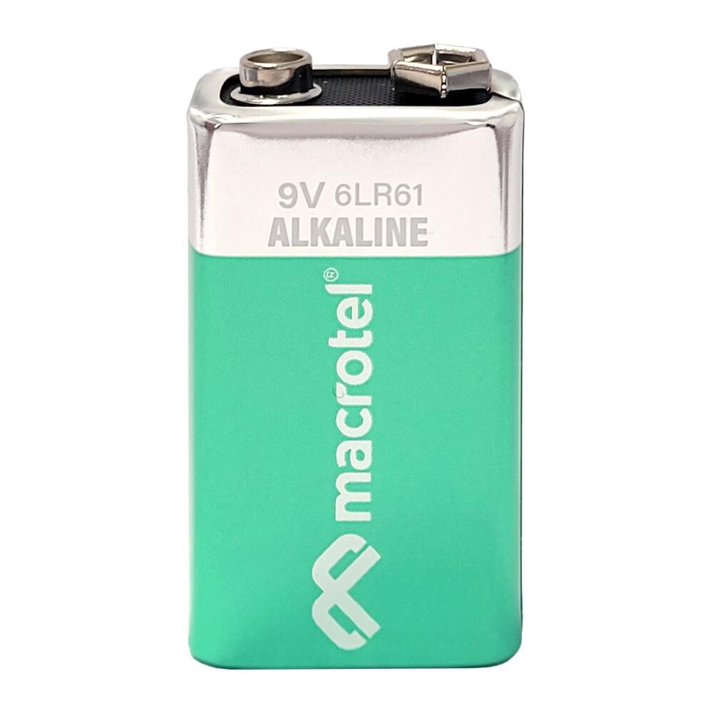 Batería 9V Macrotel Alcalina Mwalk19V