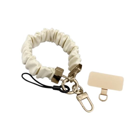 Pulsera Con Cadena Para Teléfono, Adorno De Moda, Cordón Para Teléfono Para Caminar, Viajar, Color Beige